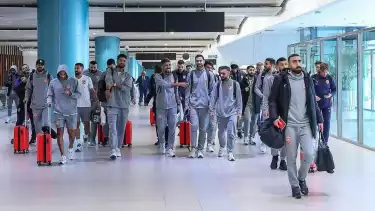 Skuad Bahrain mendarat di Jakarta