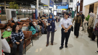 Hari Pertama Masa Angkutan Lebaran, BPKN Tinjau Kesiapan Mudik Lebaran di Stasiun Yogyakarta