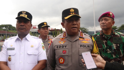 Jelang Idul Fitri 2025 Polda Maluku Gelar Apel Pasukan