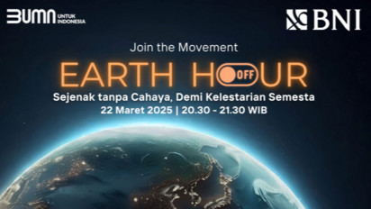 Sejenak Tanpa Cahaya, BNI Padamkan Listrik pada Peringatan Earth Hour 2025: Ajak Karyawan dan Nasabah Hemat Energi