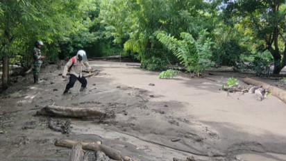 6 Desa di Kaki Lewotobi Terisolir Akibat Banjir Lahar Dingin