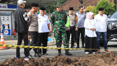 Pastikan Kelancaran Arus Mudik, Polres Malang Tinjau Pelebaran Jalan Gondanglegi-Bantur-Jalur Lintas Selatan.