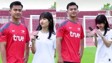 Pratama Arhan saat diwawancara