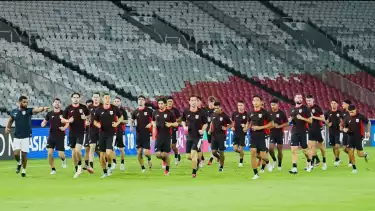 Latihan Timnas Indonesia Jelang Laga Kontra Bahrain