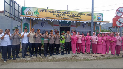 Pemudik Tenang, Pos Pelayanan dan Pengamanan Siap Beroperasi di Jalur Mudik Jombang