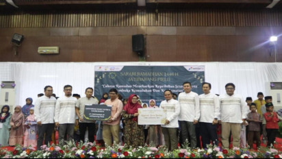 Pertamina EP Area Jawa Bagian Barat Berbagi dengan Anak Yatim dan Duafa