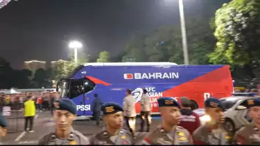 Bus Bahrain Jelang Laga Kontra Timnas Indonesia