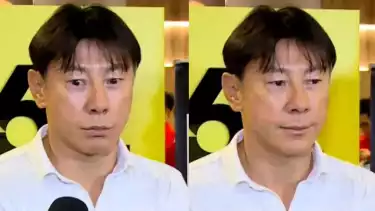 Shin Tae-yong ucapkan hal ini untuk Patrick Kluivert usai Timnas Indonesia menang 1-0 atas Bahrain.