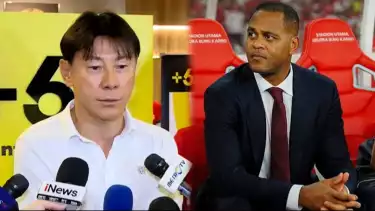 Shin Tae-yong dan Patrick Kluivert