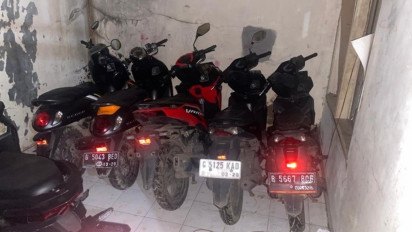 Gudang Motor Curian di Kalideres Jakarta Barat Digerebek, Ada 13 Motor Diamankan