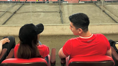 Fuji dan Verrell Bramasta Nonton Timnas Indonesia Bareng di GBK, Netizen: Sampai Kebawa Mimpi