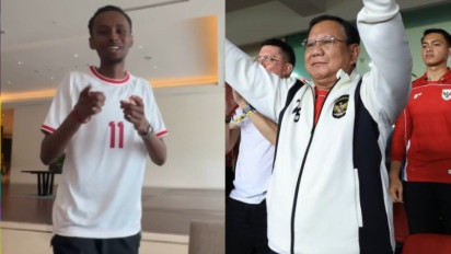 Jelang Laga Timnas Indonesia Vs Bahrain, YouTuber Muslim Asal Belanda ini Terkagum-kagum Bersua dengan Prabowo