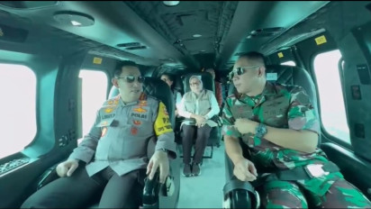 Pantau Arus Mudik Lebaran 2025, Menko PMK Pratikno, Kapolri Listyo hingga Panglima TNI Agus Naik Helikopter ke Pelabuhan Merak
