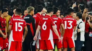 Timnas Indonesia di Laga Kontra Bahrain