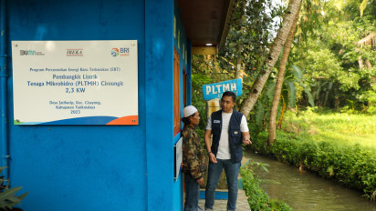 BRI Peduli Beri Bantuan Pembangkit Listrik Tenaga Mikro Hidro di Desa BRILiaN Jatihurip, Dukung Pemberdayaan Desa Berkelanjutan