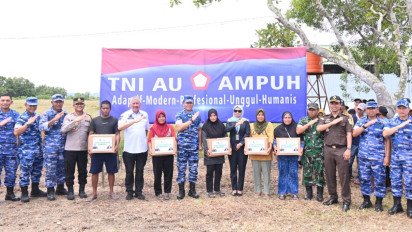 Aset Lanud Sultan Hasanuddin Di Kabupaten Pinrang Disiapkan Dukung Program Pemerintah Untuk Ketahanan Pangan
