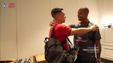 Kebersamaan Joey Pelupessy dan Patrick Kluivert di Timnas Indonesia