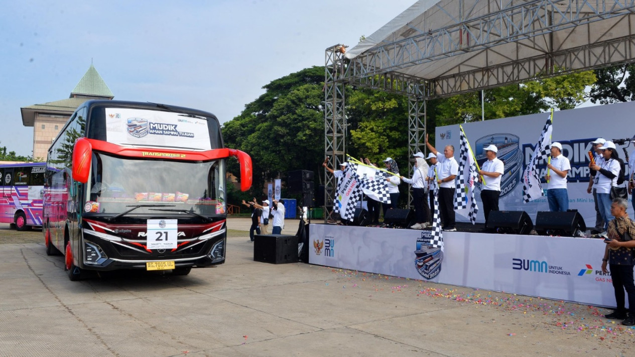 Mudik Gratis 2025, PGN Berangkatkan 1.267 Pemudik dari Jakarta
            - galeri foto