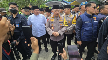 Momen Hangat Kapolri Kunjungi Keluarga AKP Anm Lusiyanto, Ungkap Duka Cita Mendalam