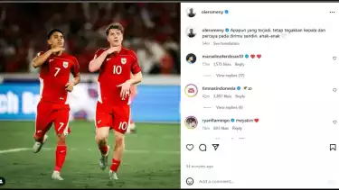 Pesan bijak Ole Romeny menggunakan bahasa Indonesia