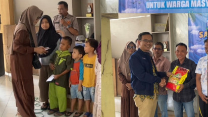 Berkah Ramadan, Pemdes Binor Bagikan 1.048 Beras Pada Warga Secara Door to Door