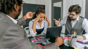 Ilustrasi stres kerja