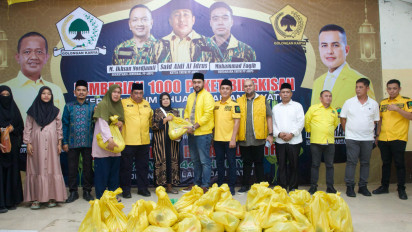 PP AMPG Berikan 1000 Paket Sembako Kepada Masyarakat dan Anak Yatim di Kabupaten Deli Serdang Sumatera Utara