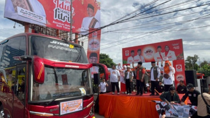 PKS Berangkatkan Mudik Gratis, Diikuti 4.000 Masyarakat ke Jawa-Sumatera