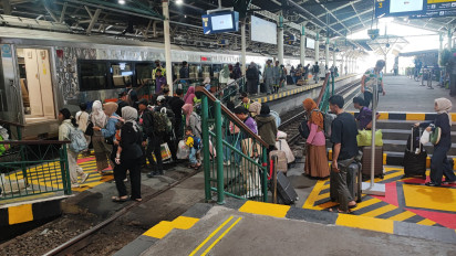 Sesuai Prediksi, Puncak Arus Mudik di Stasiun Yogyakarta Hari Ini Tembus 24 Ribu Kedatangan Penumpang