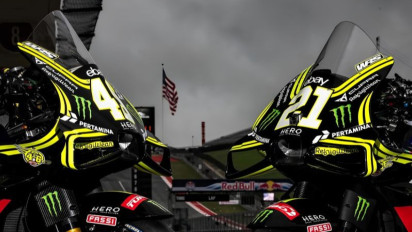 Luncurkan Livery Spesial, Tim Pertamina Enduro VR46 Gunakan Motor dengan Corak Baru di Grand Prix Amerika