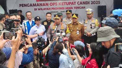 Gubernur Jateng Sebut Puncak Arus Mudik di Jawa Tengah Sabtu Pagi