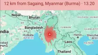 Gempa M7,7 di Myanmar