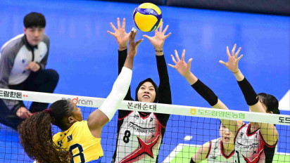 Fans Voli Korea Ramai Memuji Performa Apik Megawati Hangestri yang Gendong Red Sparks ke Final