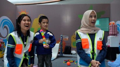 Ruang Anak di Pelabuhan Lebih Interaktif Selama Mudik Lebaran, Ada Pendongeng Hingga Pesulap
