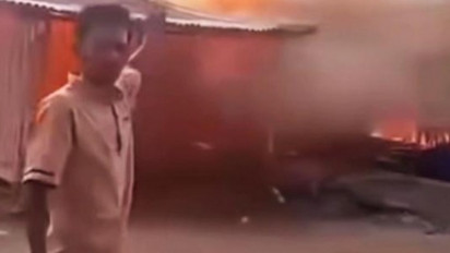 Viral, Istri Ketahuan Selingkuh sebelum Lebaran, Suami Pamer Bakar Bangunan hingga Pakaian