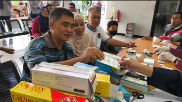 Pemudik Serbu Pemeriksaan Kesehatan Gratis di Terminal Purboyo Madiun