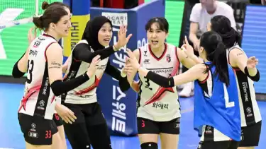 Megawati Hangestri dan pemain Red Sparks