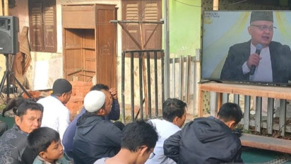 Jamaah Majelis Tarbiyah Garut Melaksanakan Lebaran Lebih Awal, Merujuk Penanggalan Global