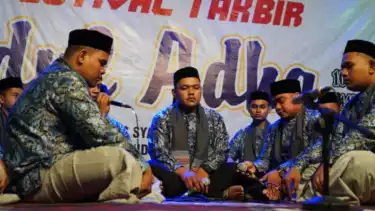 Ilustrasi takbir Idul Fitri atau Idul Adha