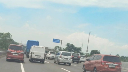Ruas Jalan Tol Jakarta - Cikampek Tetap Padat Saat Lebaran: Perhatikan Pelaksanaan "Contra Flow"