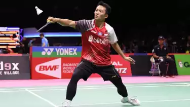 Ihsan Maulana Mustofa pernah memperkuat tim bulutangkis Indonesia