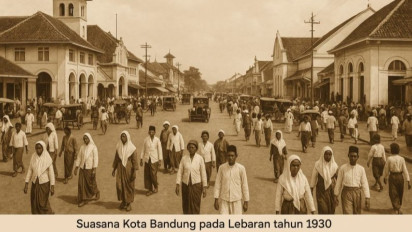 Mengintip Suasana Lebaran di Bandung pada Zaman "Baheula"