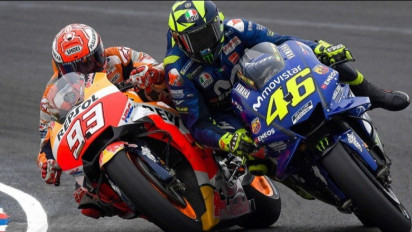 Marc Marquez Tak Ada Apa-apanya Ketimbang Valentino Rossi, The Doctor Punya Rekor Mentereng di MotoGP Spanyol