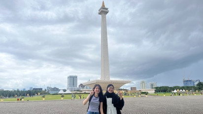 Libur Lebaran Ajak Sahabat Dari Pontianak ke Monas, Cindy: Jadi Kaya Turis