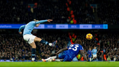 Manchester City Dapat Kabar Buruk, Erling Haaland Terancam Absen karena Cedera Pergelangan Kaki