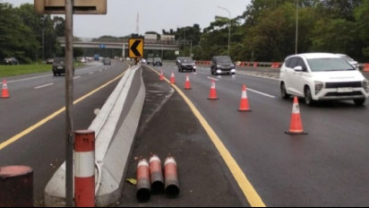 Simak, Sejak Kilometer Ini dan Jam Berikut 'Contraflow' Diberlakukan di Tol Jagorawi