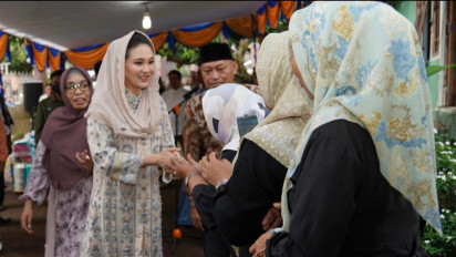 Lebaran Hari Kedua, Gubernur Sherly Laos Dan Wakil Gubernur Sarbin Sehe Gelar "Open House" di Kota Tidore Kepulauan