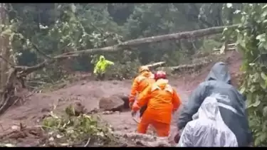 Longsor terjadi di wilayah kawasan hutan Raden Raden Soerjo, Blok Watulumpang, Pacet, Mojokerto, Kamis, 3 April 2025 sekitar pukul 11.15 WIB.
