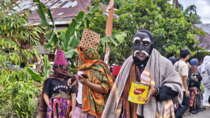 Mengenal Tradisi Silaturahmi Pesta Sekura Cakak Buah di Lampung Barat
