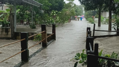 Hujan Deras Mengguyur, Sejumlah Wilayah di Kota Solo Terendam Banjir